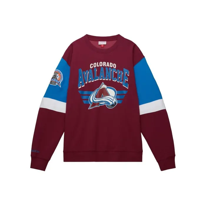 Mitchell and Ness All Over Crew 30 Colorado Avalanche Men Hoodies and Sweatshirts Mitchell and Ness All Over Crew 30 Colorado Avalanche Men Hoodies and Sweatshirts