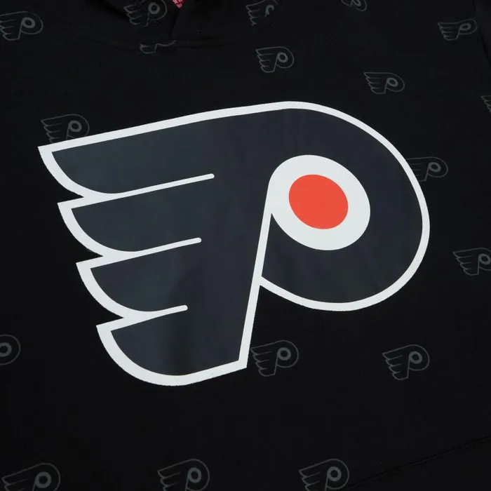 Mitchell and Ness AOP Fleece Hoodie Philadelphia Flyers Men Hoodies and Sweatshirts Mitchell and Ness AOP Fleece Hoodie Philadelphia Flyers Men Hoodies and Sweatshirts