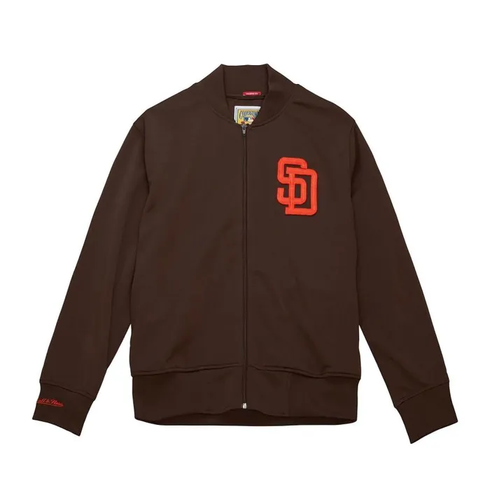 Mitchell and Ness Authentic San Diego Padres BP 1990 Jacket Men Jackets and Outerwear Mitchell and Ness Authentic San Diego Padres BP 1990 Jacket Men Jackets and Outerwear