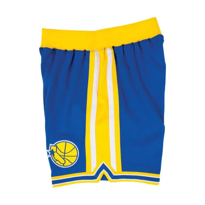 Mitchell and Ness Authentic Shorts Golden State Warriors Road 199596 Men Shorts Mitchell and Ness Authentic Shorts Golden State Warriors Road 199596 Men Shorts