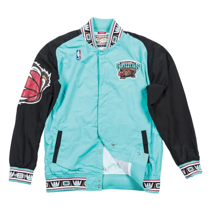 Mitchell and Ness Authentic Warm Up Jacket Vancouver Grizzlies 199596 Men Jackets and Outerwear Mitchell and Ness Authentic Warm Up Jacket Vancouver Grizzlies 199596 Men Jackets and Outerwear