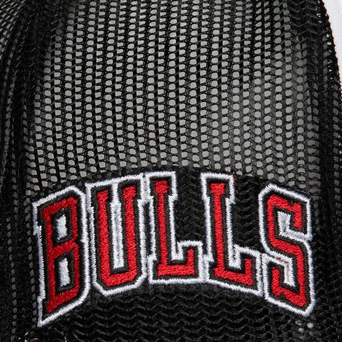 Mitchell and Ness Blocker Trucker Chicago Bulls Men Hats and Headwear