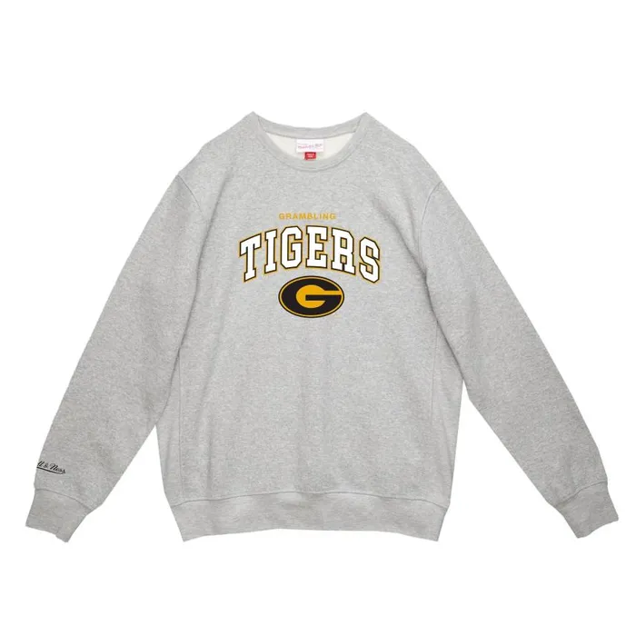 Mitchell and Ness Classic Arch Crewneck Grambling State University Men TShirts and Tops Mitchell and Ness Classic Arch Crewneck Grambling State University Men TShirts and Tops