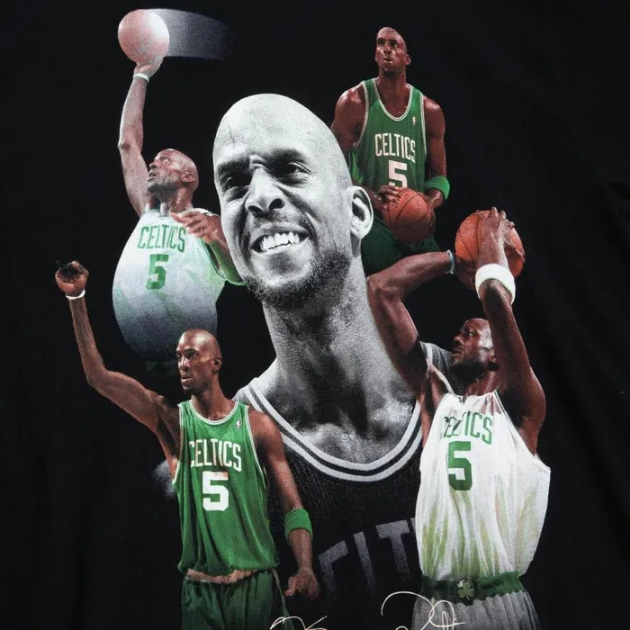 Mitchell and Ness Collage Tee Boston Celtics Kevin Garnett Men TShirts and Tops Mitchell and Ness Collage Tee Boston Celtics Kevin Garnett Men TShirts and Tops