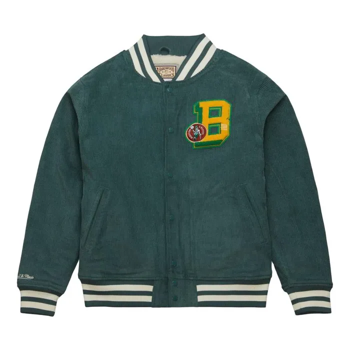 Mitchell and Ness Collegiate Varsity Jacket Boston Celtics Men Jackets and Outerwear Mitchell and Ness Collegiate Varsity Jacket Boston Celtics Men Jackets and Outerwear