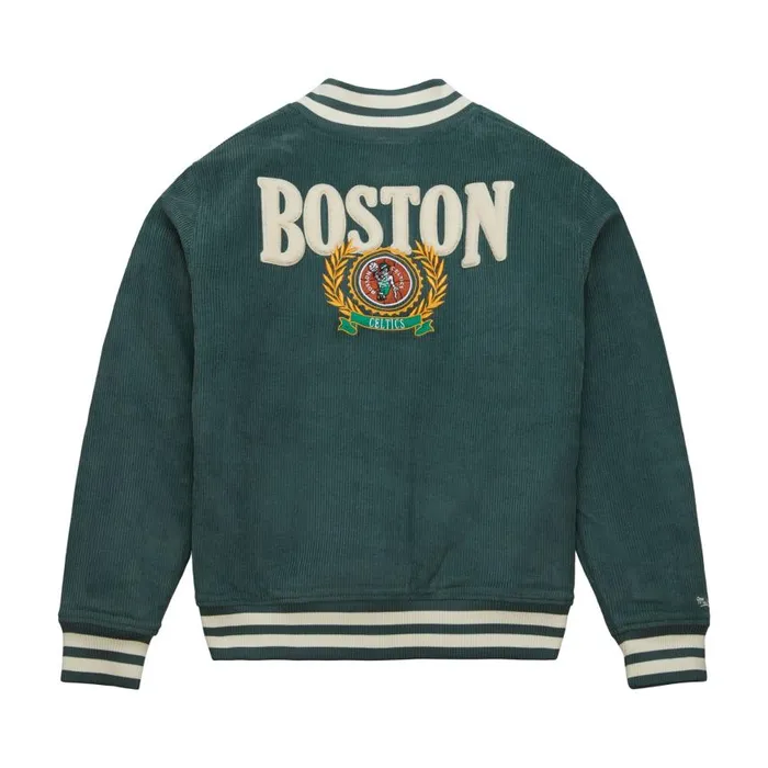Mitchell and Ness Collegiate Varsity Jacket Boston Celtics Men Jackets and Outerwear Mitchell and Ness Collegiate Varsity Jacket Boston Celtics Men Jackets and Outerwear