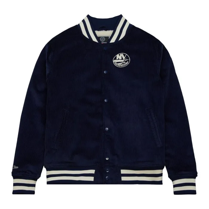 Mitchell and Ness Collegiate Varsity Jacket New York Islanders Men Jackets and Outerwear Mitchell and Ness Collegiate Varsity Jacket New York Islanders Men Jackets and Outerwear