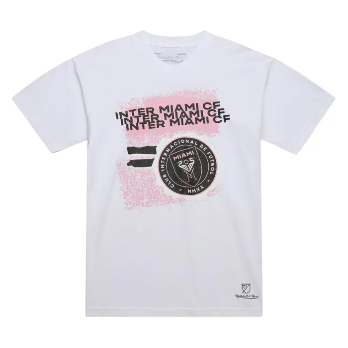 Mitchell and Ness Destination Leisure SS Graphic Tee Inter Miami CF Men TShirts and Tops Mitchell and Ness Destination Leisure SS Graphic Tee Inter Miami CF Men TShirts and Tops