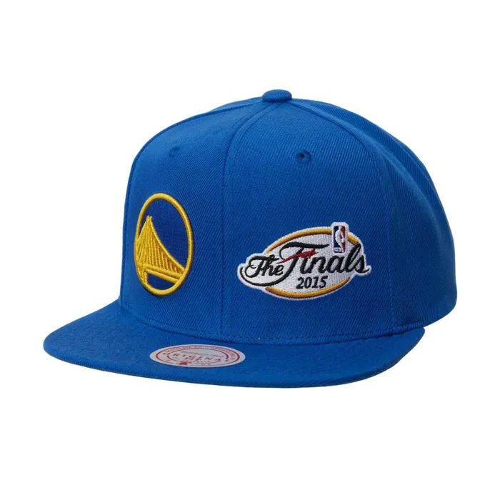 Mitchell and Ness Dual Whammy Snapback Golden State Warriors Men Hats and Headwear Mitchell and Ness Dual Whammy Snapback Golden State Warriors Men Hats and Headwear