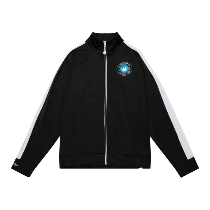 Mitchell and Ness Flashback Track Jacket Charlotte FC Men Jackets and Outerwear Mitchell and Ness Flashback Track Jacket Charlotte FC Men Jackets and Outerwear