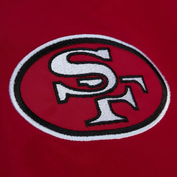 Mitchell and Ness FTTB Team OG LW Satin Jacket San Francisco 49ers Men Jackets and Outerwear Mitchell and Ness FTTB Team OG LW Satin Jacket San Francisco 49ers Men Jackets and Outerwear