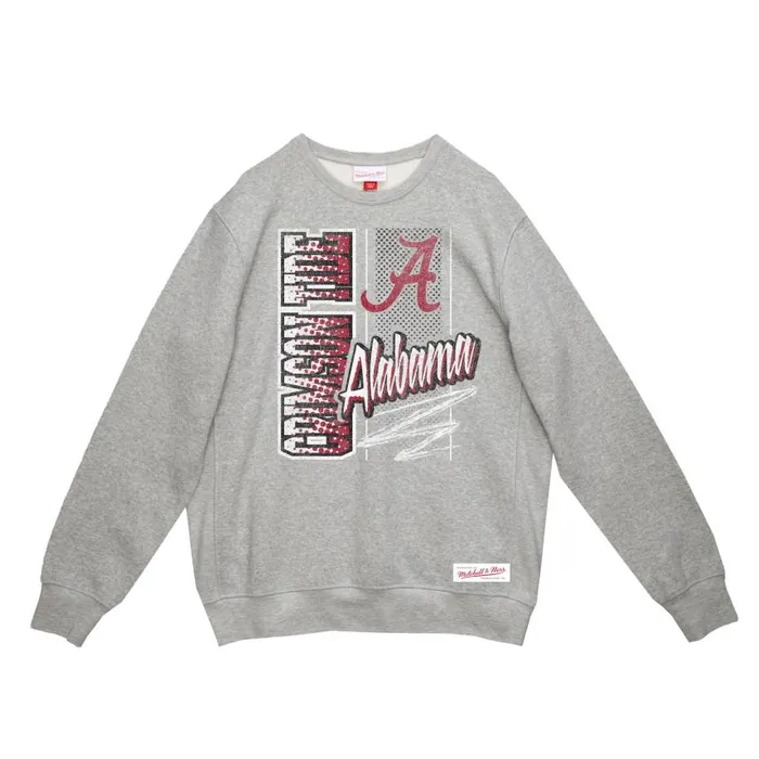 Mitchell and Ness Halftime Crew University Of Alabama Men Hoodies and Sweatshirts Mitchell and Ness Halftime Crew University Of Alabama Men Hoodies and Sweatshirts
