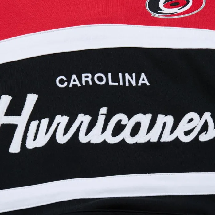 Mitchell and Ness Head Coach Hoodie Carolina Hurricanes Men Hoodies and Sweatshirts Mitchell and Ness Head Coach Hoodie Carolina Hurricanes Men Hoodies and Sweatshirts