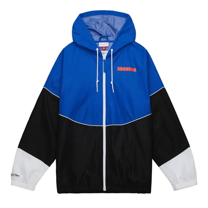 Mitchell and Ness Home Team Lightweight Windbreaker Denver Broncos Men Jackets and Outerwear Mitchell and Ness Home Team Lightweight Windbreaker Denver Broncos Men Jackets and Outerwear