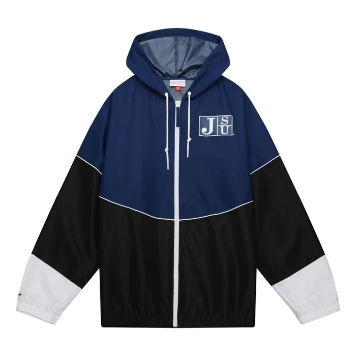 Mitchell and Ness Home Team Lightweight Windbreaker Jackson State University Men Jackets and Outerwear Mitchell and Ness Home Team Lightweight Windbreaker Jackson State University Men Jackets and Outerwear