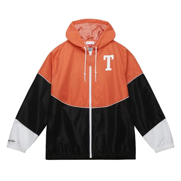 Mitchell and Ness Home Team Lightweight Windbreaker University Of Texas At Austin Men Jackets and Outerwear Mitchell and Ness Home Team Lightweight Windbreaker University Of Texas At Austin Men Jackets and Outerwear