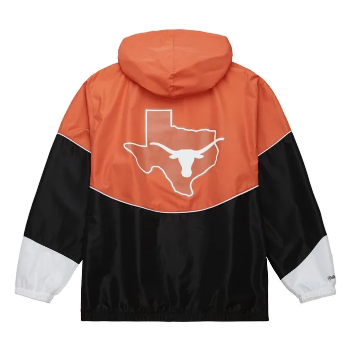Mitchell and Ness Home Team Lightweight Windbreaker University Of Texas At Austin Men Jackets and Outerwear Mitchell and Ness Home Team Lightweight Windbreaker University Of Texas At Austin Men Jackets and Outerwear