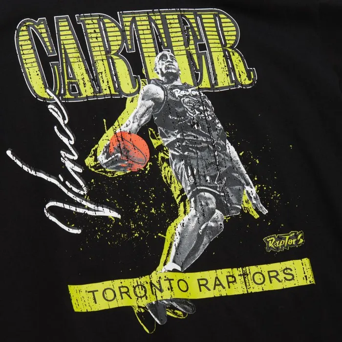Mitchell and Ness HW Neon Pop Player SS Tee Vintage Logo Toronto Raptors Vince Carter Men TShirts and Tops Mitchell and Ness HW Neon Pop Player SS Tee Vintage Logo Toronto Raptors Vince Carter Men TShirts and Tops