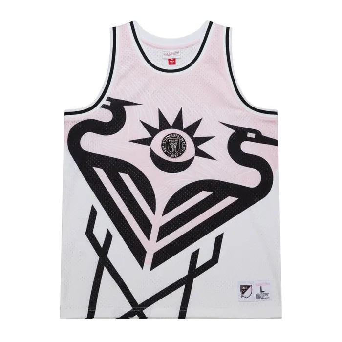 Mitchell and Ness Inter Miami CF Mesh Tank Current Logo Inter Miami CF Men TShirts and Tops Mitchell and Ness Inter Miami CF Mesh Tank Current Logo Inter Miami CF Men TShirts and Tops