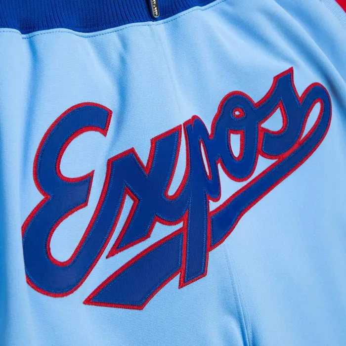 Mitchell and Ness Just Don Cooperstown Shorts Montreal Expos Men Shorts Mitchell and Ness Just Don Cooperstown Shorts Montreal Expos Men Shorts