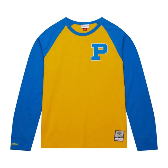 Mitchell and Ness Legendary Slub LS Tee University Of Pittsburgh Men TShirts and Tops Mitchell and Ness Legendary Slub LS Tee University Of Pittsburgh Men TShirts and Tops