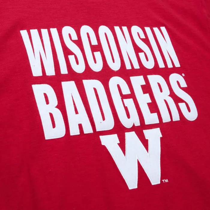 Mitchell and Ness Legendary Slub SS Tee University Of Wisconsin 8211 Madison Men TShirts and Tops Mitchell and Ness Legendary Slub SS Tee University Of Wisconsin 8211 Madison Men TShirts and Tops