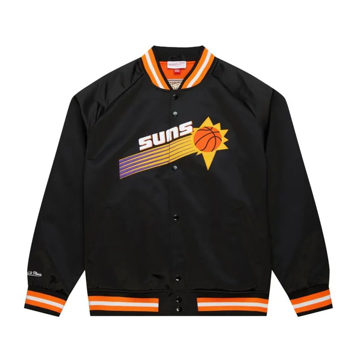 Mitchell and Ness Lightweight Satin Jacket Phoenix Suns Men Jackets and Outerwear Mitchell and Ness Lightweight Satin Jacket Phoenix Suns Men Jackets and Outerwear
