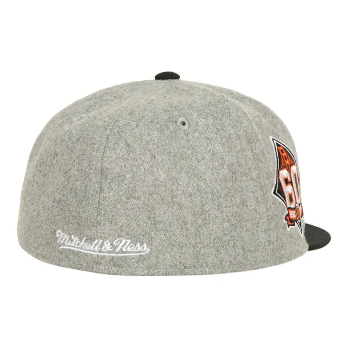 Mitchell and Ness Meltdown Fitted Coop San Francisco Giants Men Hats and Headwear