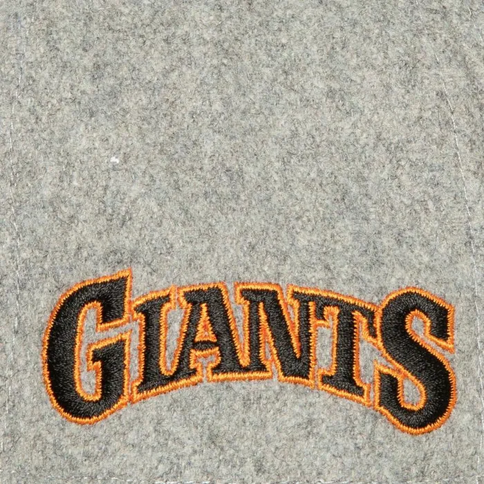 Mitchell and Ness Meltdown Fitted Coop San Francisco Giants Men Hats and Headwear