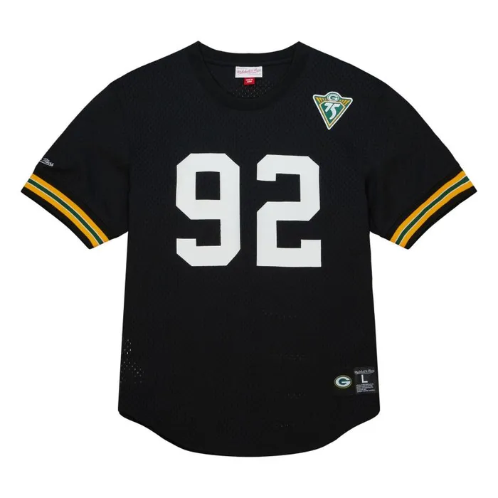 Mitchell and Ness NandN Mesh Crewneck Green Bay Packers 1994 Reggie White Men TShirts and Tops Mitchell and Ness NandN Mesh Crewneck Green Bay Packers 1994 Reggie White Men TShirts and Tops