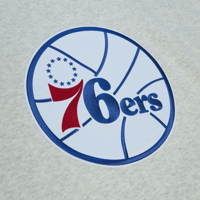 Mitchell and Ness Playoff Win 20 Crew Vintage Philadelphia 76ers Men Hoodies and Sweatshirts Mitchell and Ness Playoff Win 20 Crew Vintage Philadelphia 76ers Men Hoodies and Sweatshirts