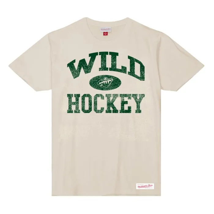 Mitchell and Ness Powerplay SS Slub Tee Minnesota Wild Men TShirts and Tops