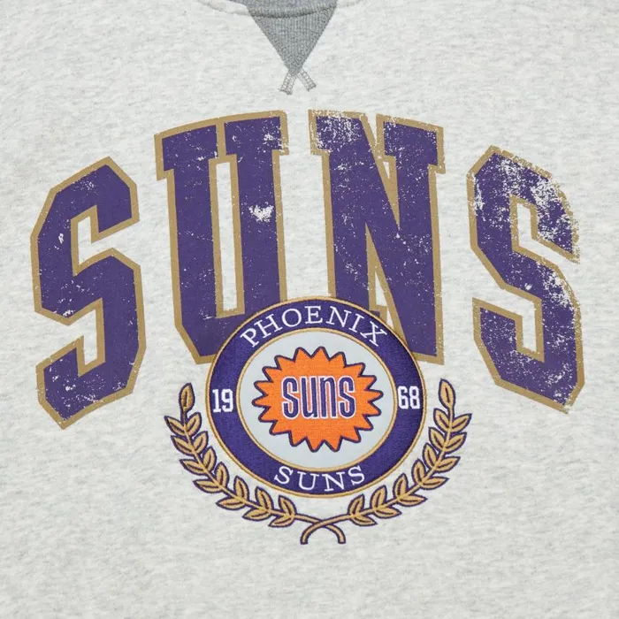 Mitchell and Ness Premium Fleece Crew Vintage Logo Phoenix Suns Men Hoodies and Sweatshirts Mitchell and Ness Premium Fleece Crew Vintage Logo Phoenix Suns Men Hoodies and Sweatshirts
