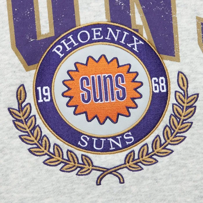 Mitchell and Ness Premium Fleece Crew Vintage Logo Phoenix Suns Men Hoodies and Sweatshirts Mitchell and Ness Premium Fleece Crew Vintage Logo Phoenix Suns Men Hoodies and Sweatshirts