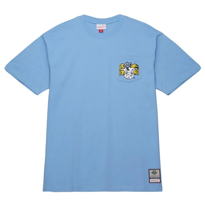 Mitchell and Ness Premium Pocket Tee University Of North Carolina Men TShirts and Tops Mitchell and Ness Premium Pocket Tee University Of North Carolina Men TShirts and Tops