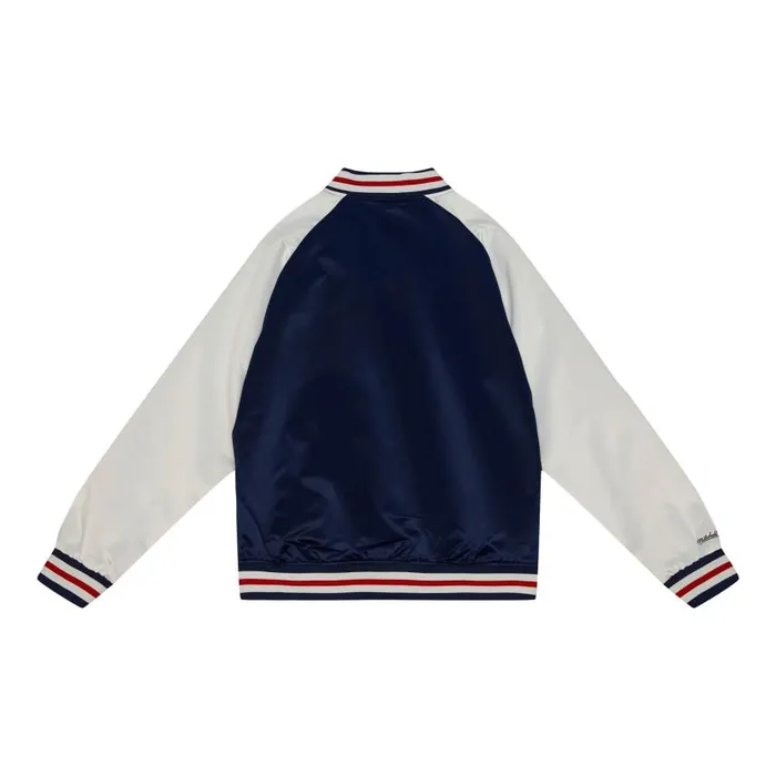 Mitchell and Ness Primetime Lightweight Satin Jacket Howard University Men Jackets and Outerwear Mitchell and Ness Primetime Lightweight Satin Jacket Howard University Men Jackets and Outerwear
