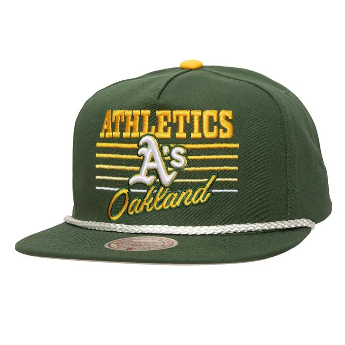 Mitchell and Ness Radiant Lines Deadstock Snapback Oakland Athletics Men Hats and Headwear Mitchell and Ness Radiant Lines Deadstock Snapback Oakland Athletics Men Hats and Headwear