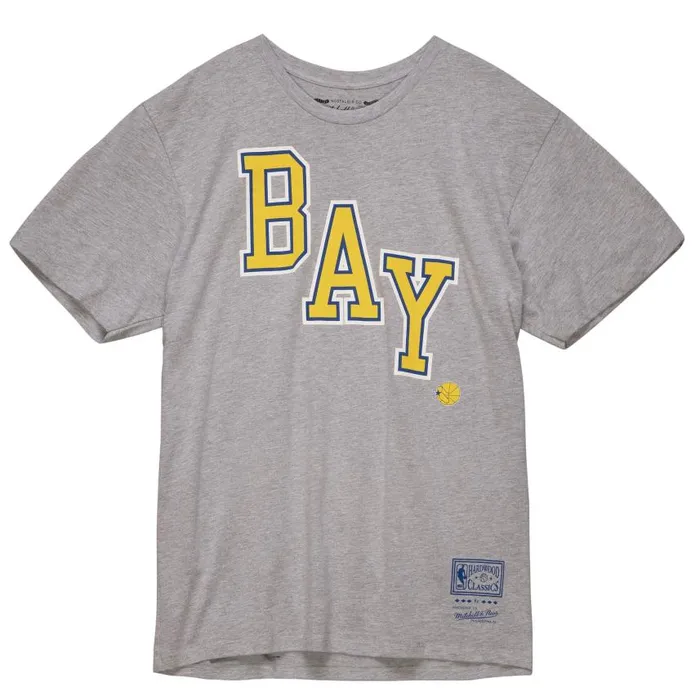 Mitchell and Ness Retaggio SS Tee Golden State Warriors Men TShirts and Tops