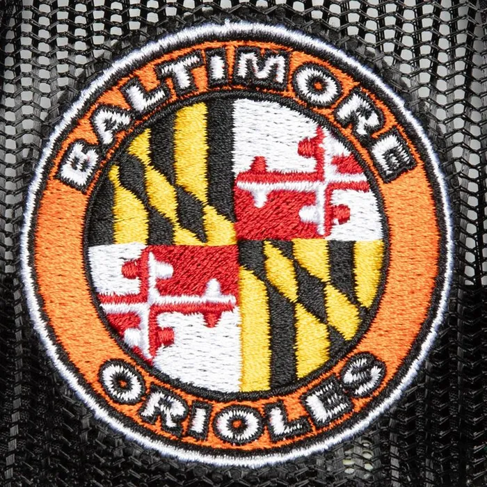 Mitchell and Ness Roper Trucker Baltimore Orioles Men Hats and Headwear Mitchell and Ness Roper Trucker Baltimore Orioles Men Hats and Headwear