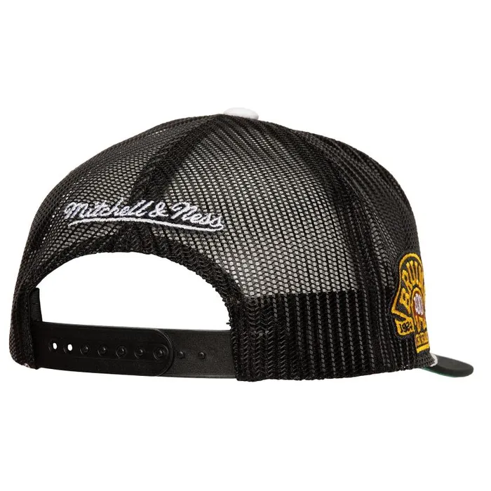 Mitchell and Ness Roper Trucker Boston Bruins Men Hats and Headwear Mitchell and Ness Roper Trucker Boston Bruins Men Hats and Headwear