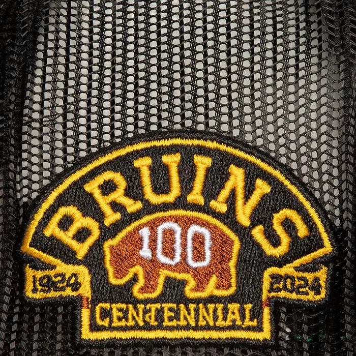 Mitchell and Ness Roper Trucker Boston Bruins Men Hats and Headwear Mitchell and Ness Roper Trucker Boston Bruins Men Hats and Headwear