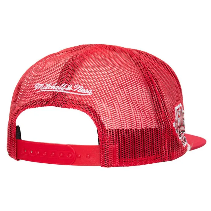 Mitchell and Ness Roper Trucker Cincinnati Reds Men Hats and Headwear Mitchell and Ness Roper Trucker Cincinnati Reds Men Hats and Headwear