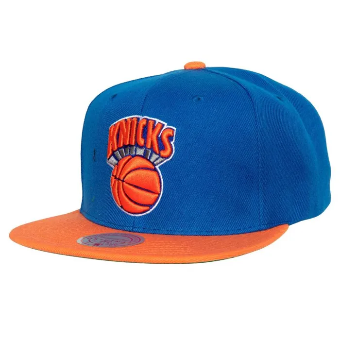 Mitchell and Ness Side Core 20 Snapback HWC New York Knicks Men Hats and Headwear Mitchell and Ness Side Core 20 Snapback HWC New York Knicks Men Hats and Headwear