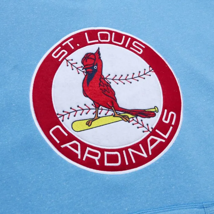 Mitchell and Ness Snow Washed Fleece Hoodie St Louis Cardinals Men Hoodies and Sweatshirts Mitchell and Ness Snow Washed Fleece Hoodie St Louis Cardinals Men Hoodies and Sweatshirts