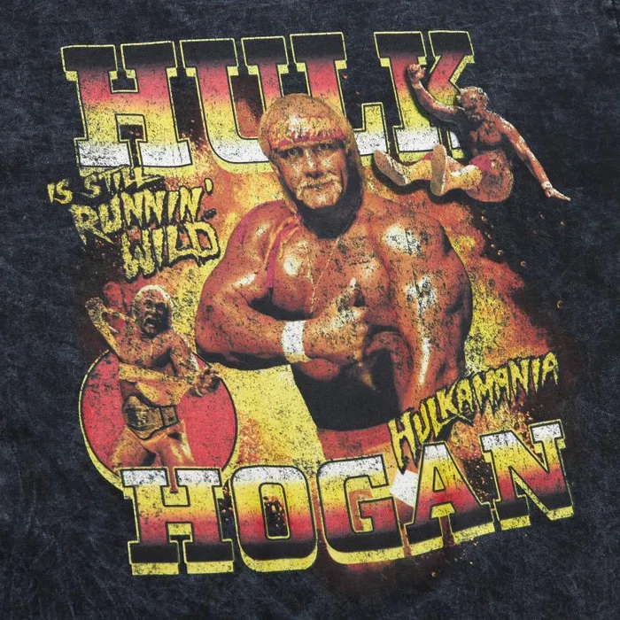 Mitchell and Ness Still Running Wild Tee Hulk Hogan Men TShirts and Tops Mitchell and Ness Still Running Wild Tee Hulk Hogan Men TShirts and Tops