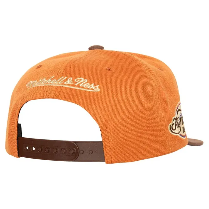 Mitchell and Ness Sweet Potato Pie Snapback Los Angeles Lakers Men Hats and Headwear Mitchell and Ness Sweet Potato Pie Snapback Los Angeles Lakers Men Hats and Headwear