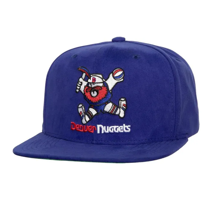 Mitchell and Ness Sweet Suede Snapback HWC Denver Nuggets Men Hats and Headwear Mitchell and Ness Sweet Suede Snapback HWC Denver Nuggets Men Hats and Headwear
