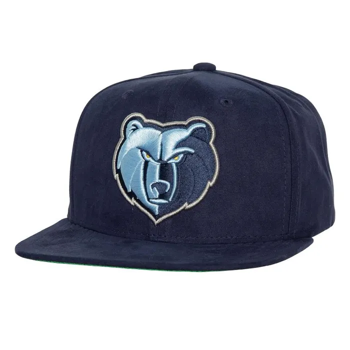 Mitchell and Ness Sweet Suede Snapback Memphis Grizzlies Men Hats and Headwear Mitchell and Ness Sweet Suede Snapback Memphis Grizzlies Men Hats and Headwear