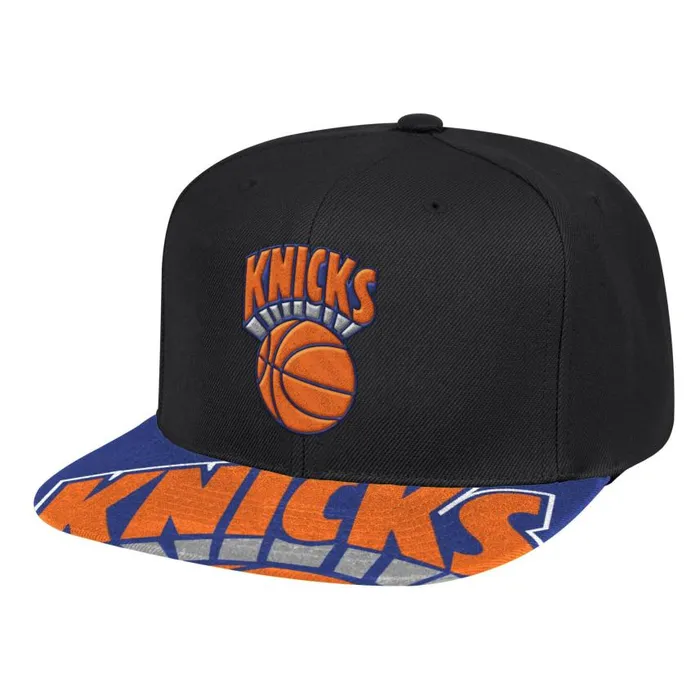 Mitchell and Ness Swingman Pop Snapback HWC New York Knicks Men Hats and Headwear