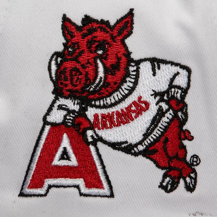 Mitchell and Ness Tail Sweep Pro Snapback V University Of Arkansas Men Hats and Headwear Mitchell and Ness Tail Sweep Pro Snapback V University Of Arkansas Men Hats and Headwear